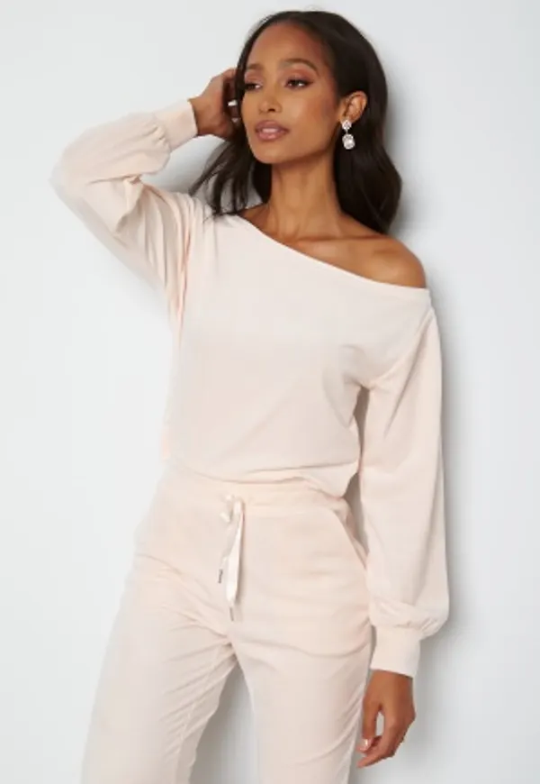BUBBLEROOM Milia supersoft velvet sweater Light pink M