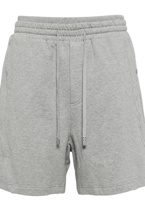 C2h4 mjukisshorts med melerad effekt - Grå