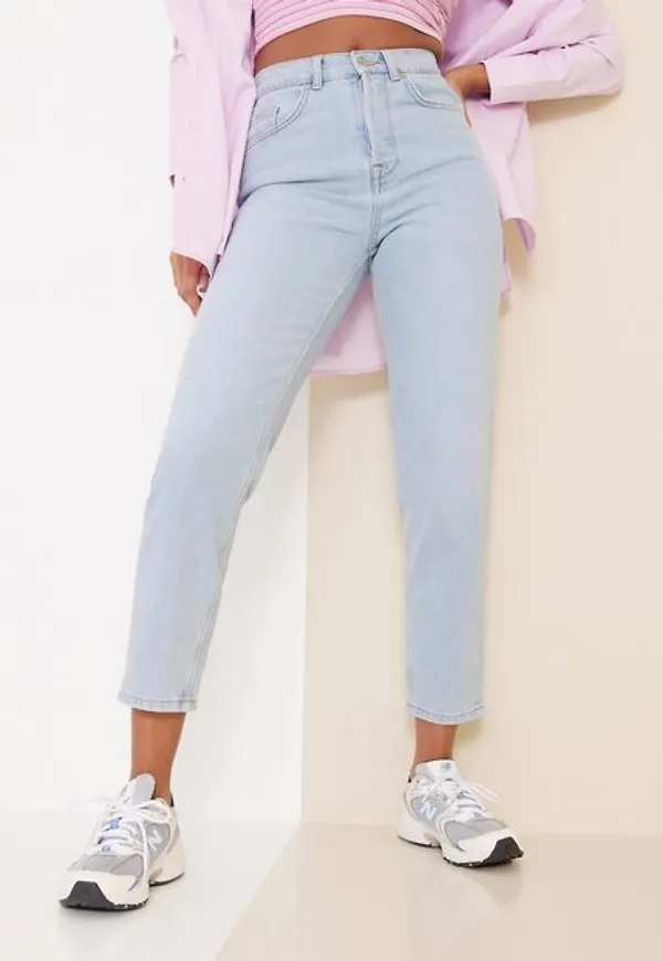 Selected Femme Slfrita Hw Mom Light Blue Jeans U High waisted jeans