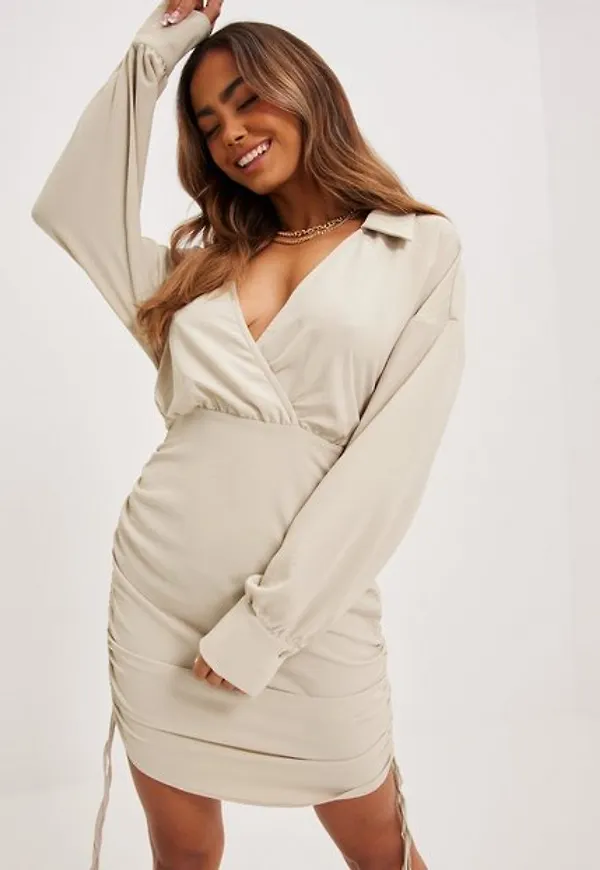 NLY Trend Drapy Shirt Dress Loose fit dresses