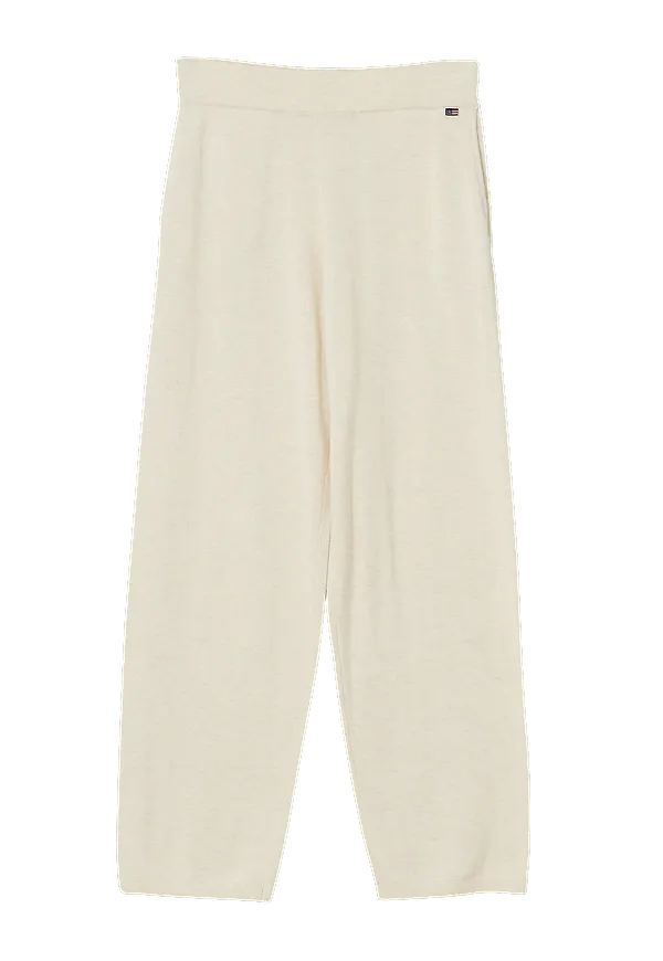 Lexington - Byxor Des Organic Cotton/Tencel Knitted Pants - Natur
