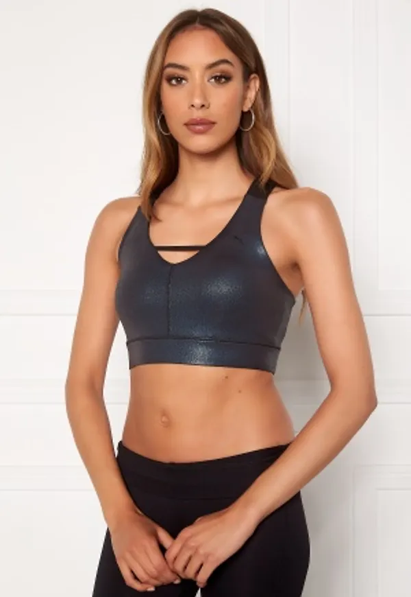 PUMA Mid Impact Pearl Bra 043 Black XS
