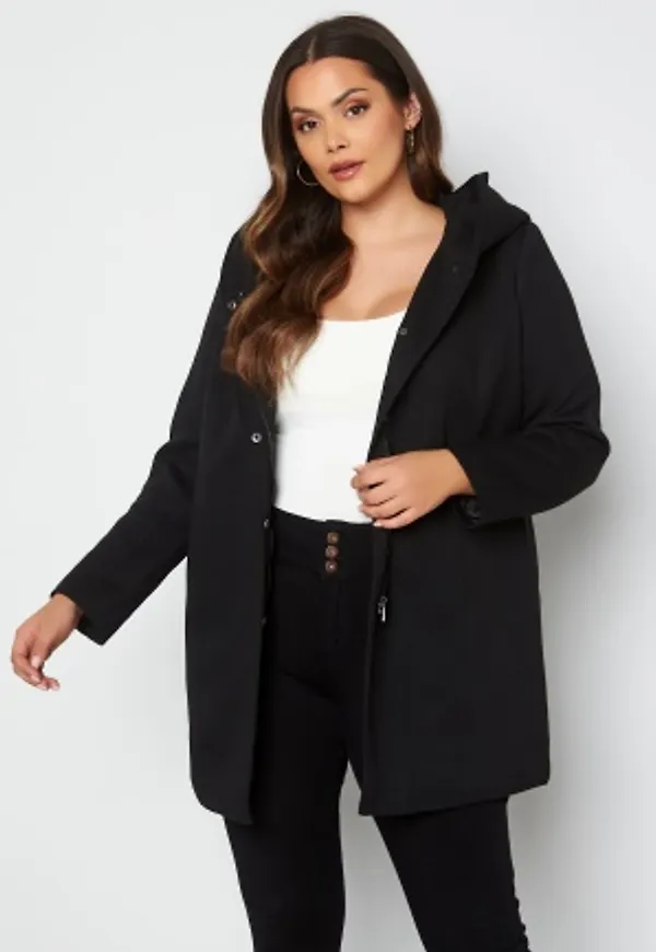 Only Carmakoma Sedona Light Coat Black 50/52 (L)