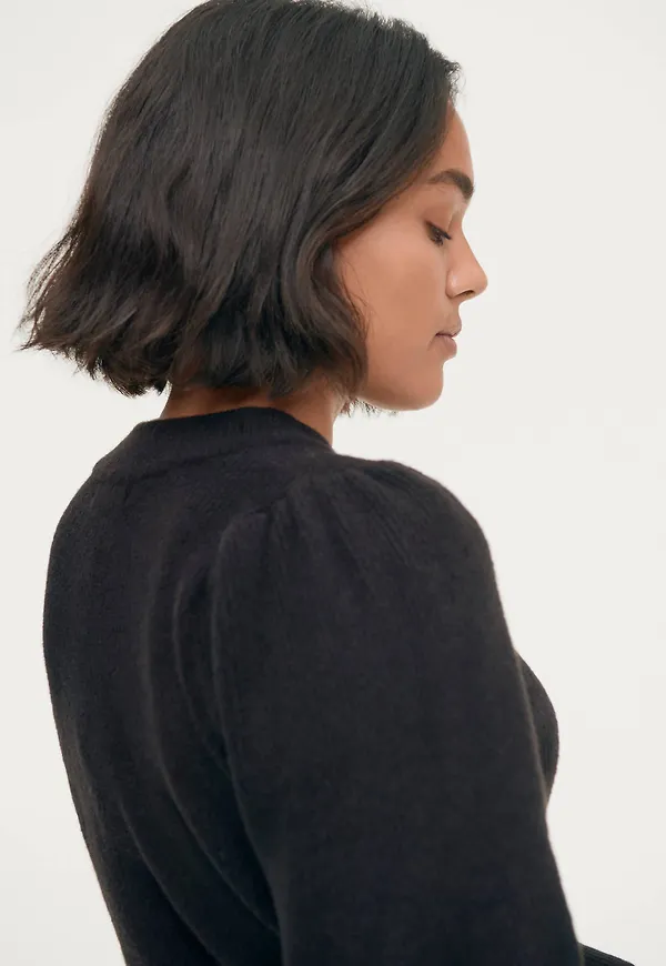 Gina Tricot - Tröja Alva Knitted Sweater - Svart