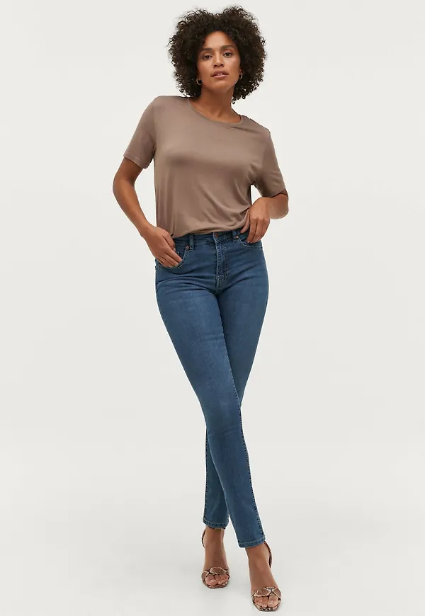 Ellos - Jeans Thea High Waist - Blå