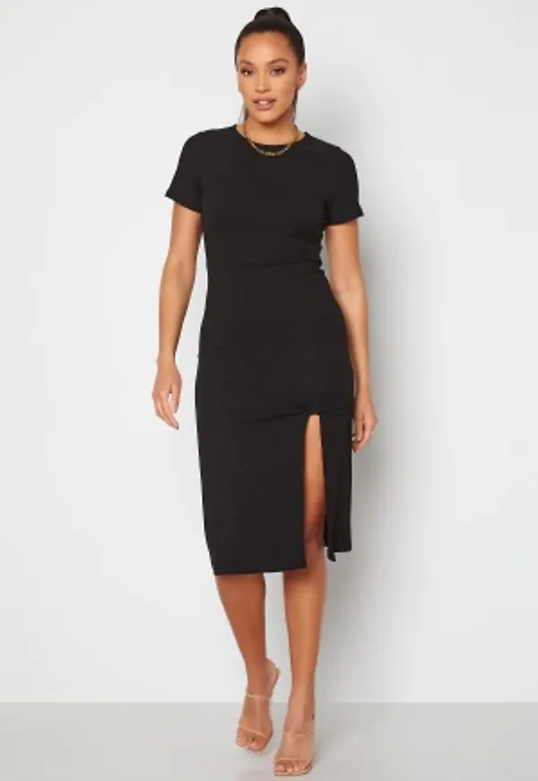 Alexandra Nilsson X Bubbleroom Slit Dress Black XS