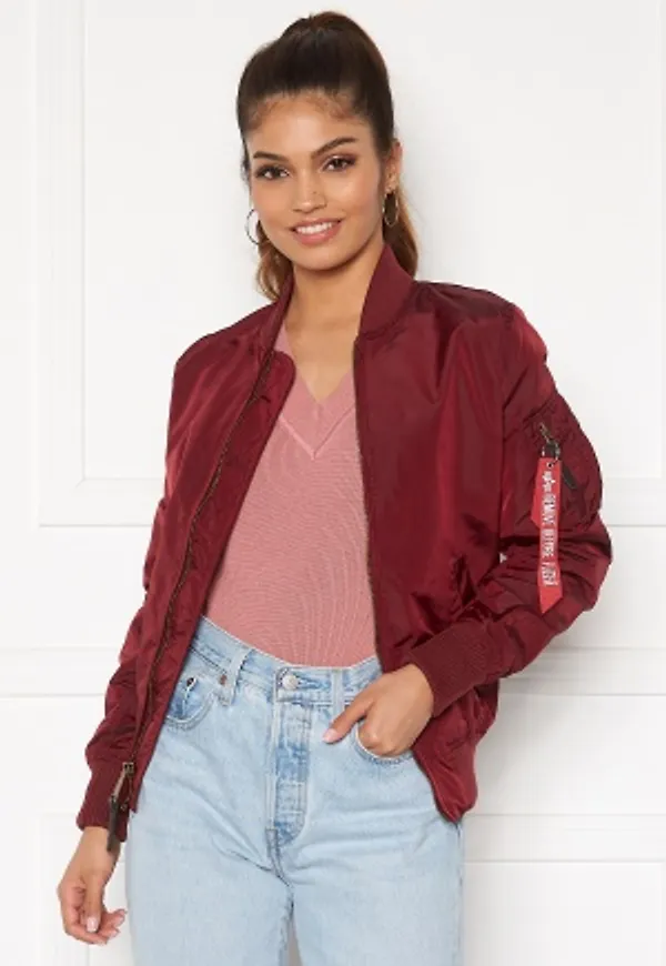 Alpha Industries MA-1 TT 184 Burgundy XS