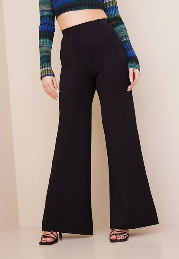NLY Trend Wonderful Crepe pants Byxor Svart