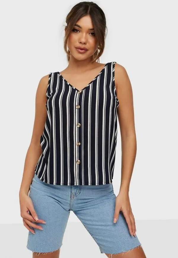 Vero Moda Vmsasha Sl Button Top Noos Tröjor