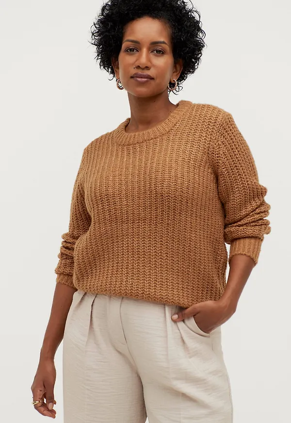 Saint Tropez - Tröja BrookeSZ LS Pullover - Brun