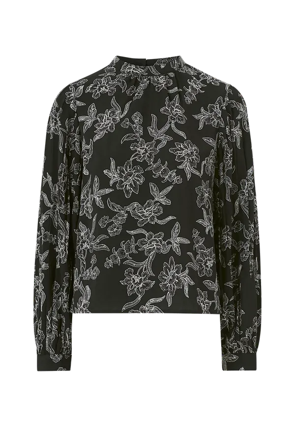 Vero Moda - Blus vmFilip L/S Top - Svart