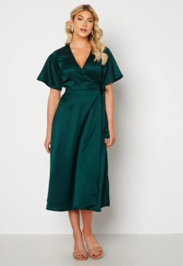 Bubbleroom Occasion Scala dress Dark green 44