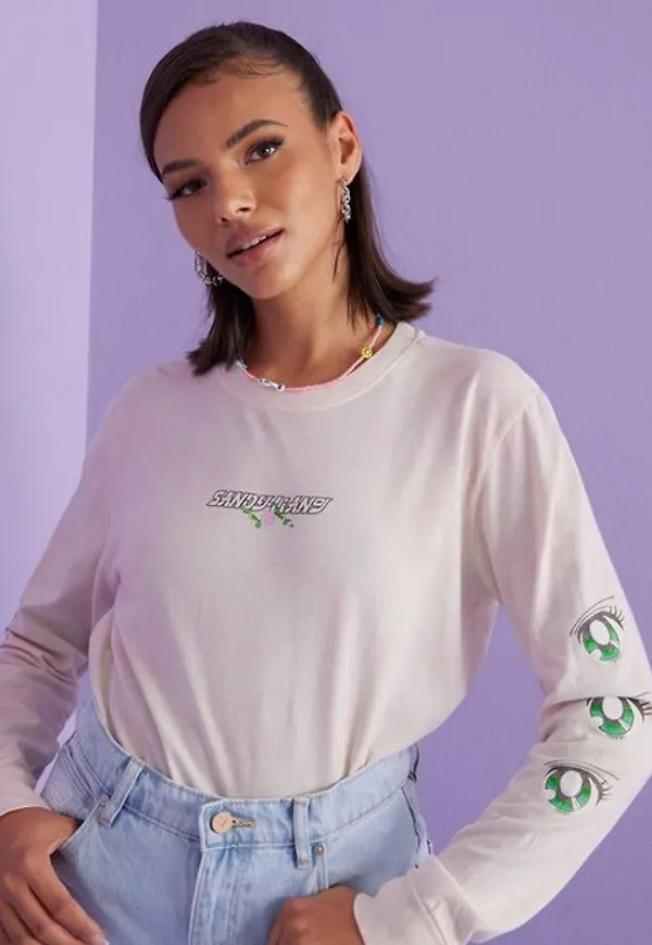 VANS Vans X Sandy Liang Ls Crew Tee Långärmade toppar