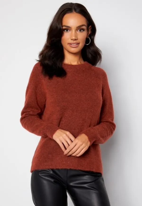 SELECTED FEMME Lulu LS Knit O-Neck Chili Oil XS