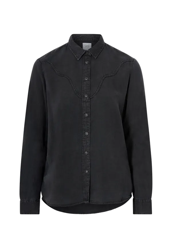 Lee - Skjorta Western Shirt - Svart