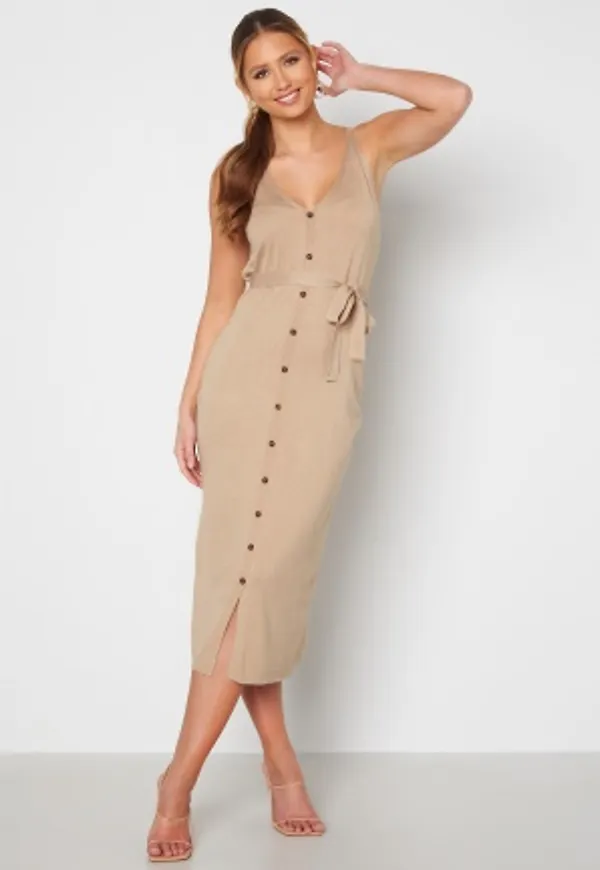 BUBBLEROOM Miva knitted dress Beige M