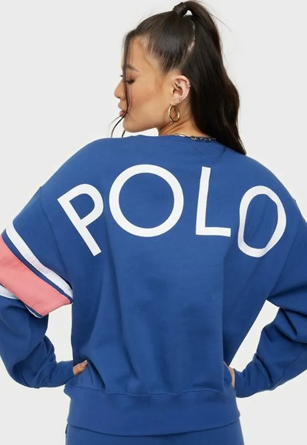 Polo Ralph Lauren Rlx Cn W Amb-Long Sleeve-Pullover Sweatshirts