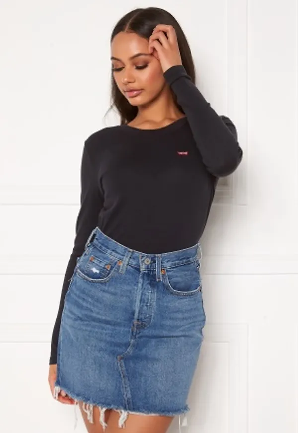 LEVI'S LS Baby Tee 0014 Caviar S