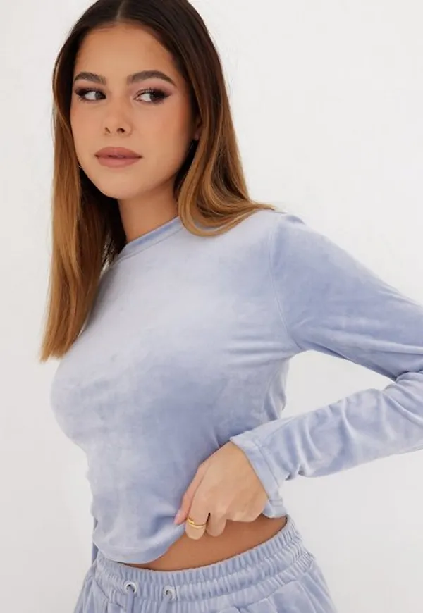 Only Onlrebel L/S Cropped Top Cc Swt Långärmade toppar Eventide