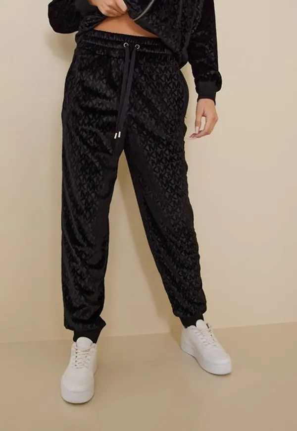 Michael Michael Kors Logo Velour Slouchy Joggr Mjukisbyxor