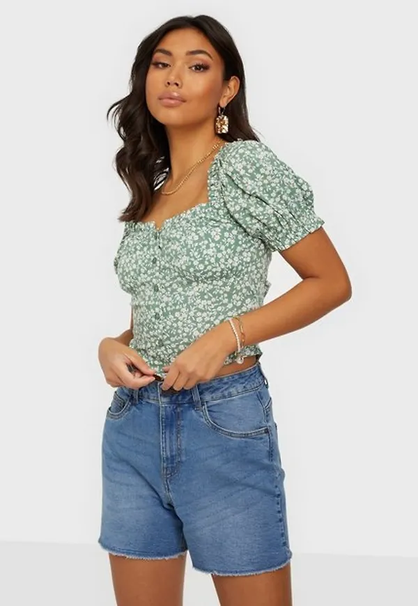 Noisy May Nmkaty Hw Slim Mom Shorts Mb Shorts