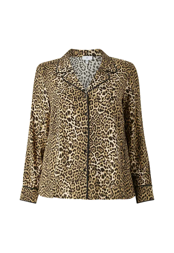 La Redoute - Leopardmönstrad blus med lång ärm - Multi