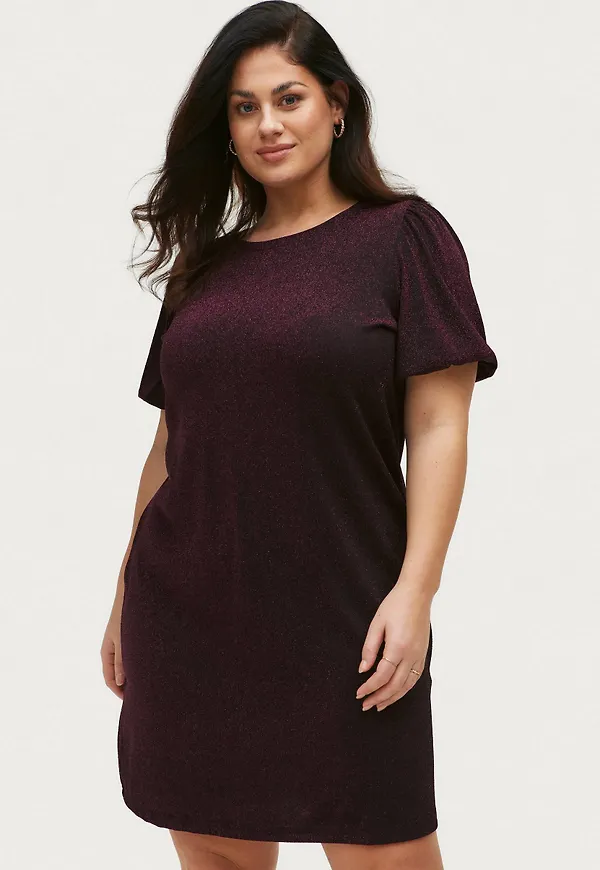 Zizzi - Klänning mDania 1/2 Abk Dress - Rosa