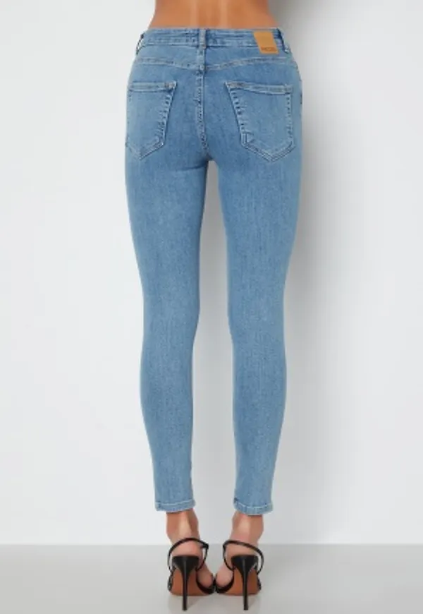 Pieces Delly Skinny MW Medium Blue Denim M