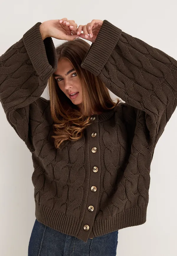 Cable Knitted Cardigan