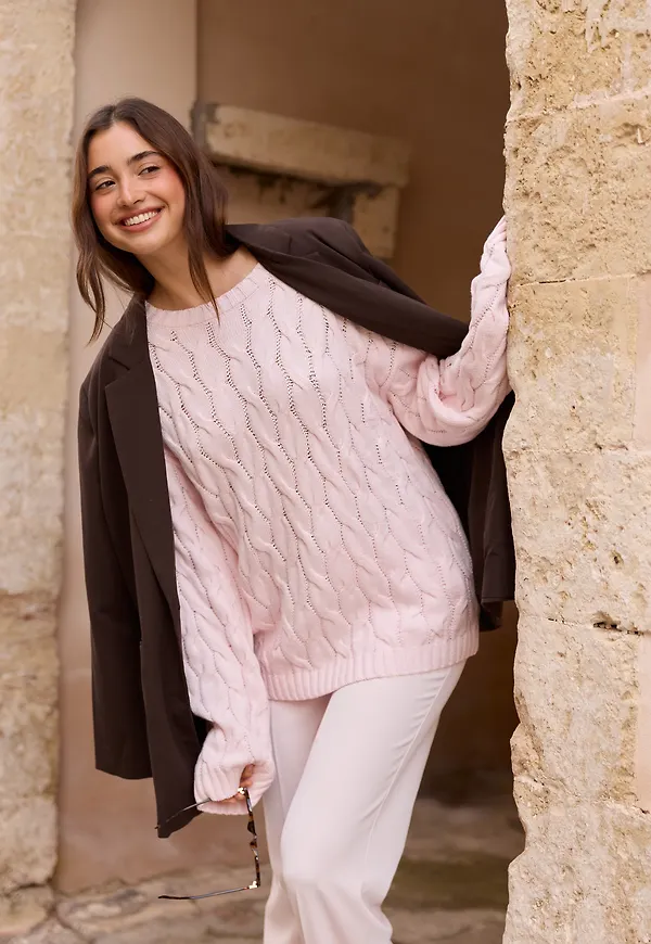 Cable Knitted Sweater