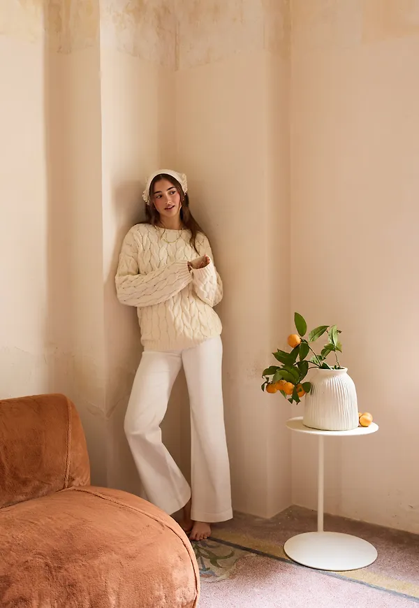 Cable Knitted Sweater