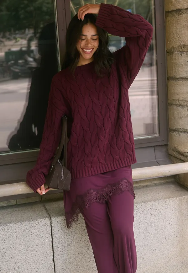 Cable Knitted Sweater