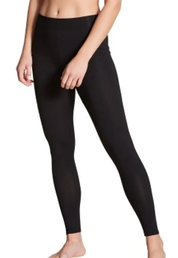 Calida Elastic Leggings Svart bomull Small Dam