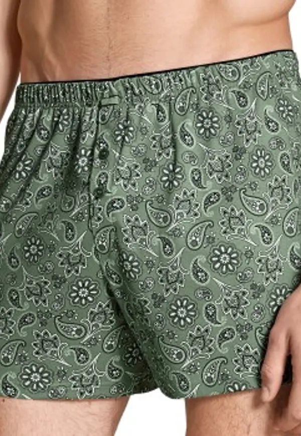 Calida Kalsonger Cotton Choice Boxer Shorts Grön bomull Medium Herr
