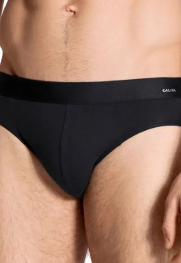 Calida Kalsonger Cotton Code Brief Svart bomull Large Herr
