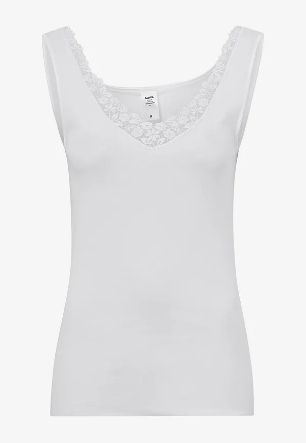 Calida - Linne Feminine Sense Tank Top - Vit