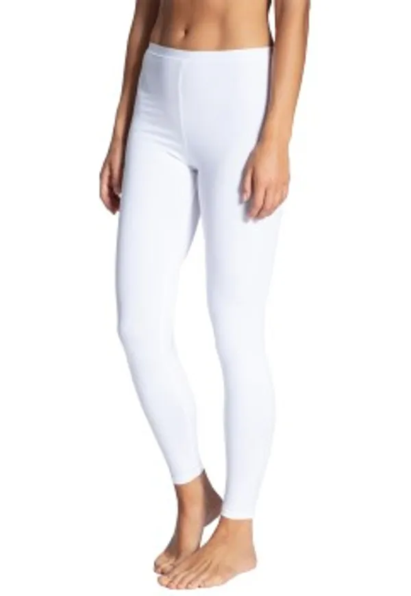 Calida Natural Comfort Leggings Vit bomull Small Dam