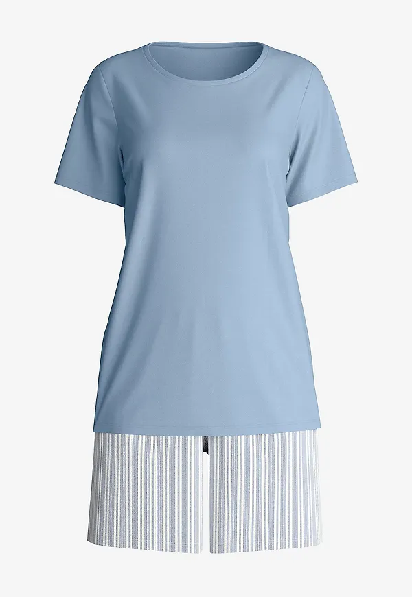 Calida - Pyjamas Short Pyjamas Striped Dreams - Blå