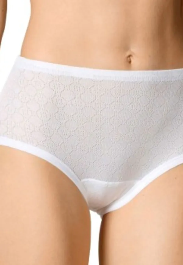 Calida Trosor Ajour Slip Vit bomull 42 Dam