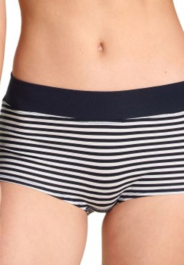 Calida Trosor Elastic Pants Randig bomull X-Small Dam