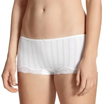 Calida Trosor Etude Toujours Low Cut Panty Vit bomull Large Dam