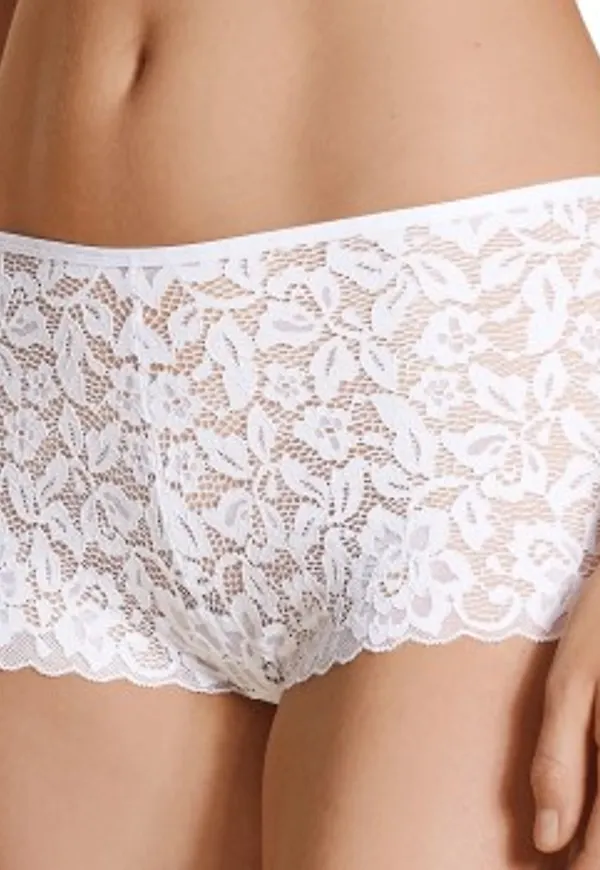 Calida Trosor Natural Comfort Lace Hipster Panty Vit polyamid Small Dam