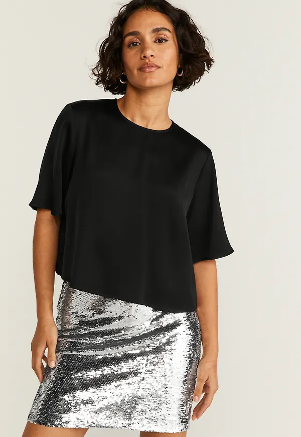 Calliope satin tee
