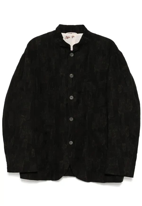 CALMLENCE enkelknäppt blazer - Svart