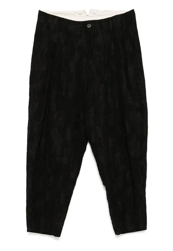 CALMLENCE plisserade slacks - Svart