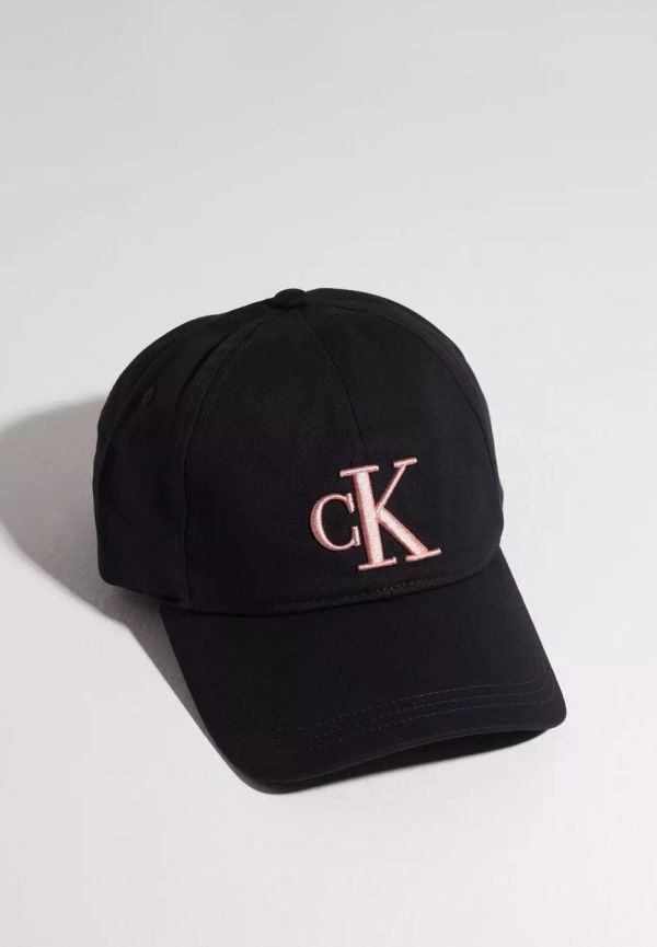 Calvin Klein - Kepsar - Black - Logo Embroidery Cap - Mössor & Kepsar - Caps