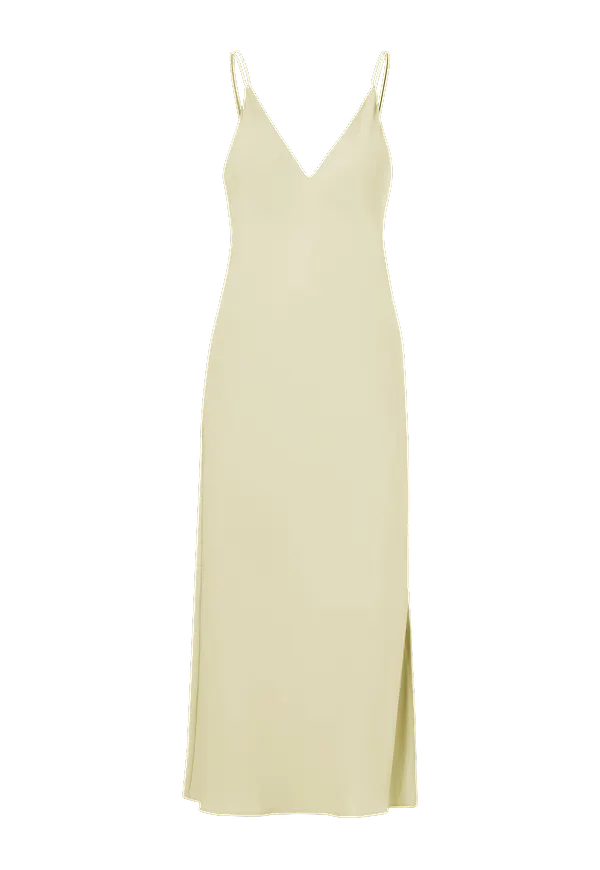 Calvin Klein - Maxiklänning Recycled CDC Midi Slip Dress - Beige - 44
