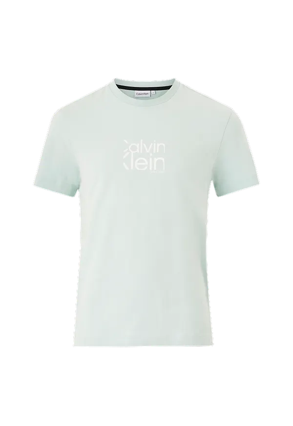 Calvin Klein - T-shirt Matte Front Logo T-shirt - Grön - XL