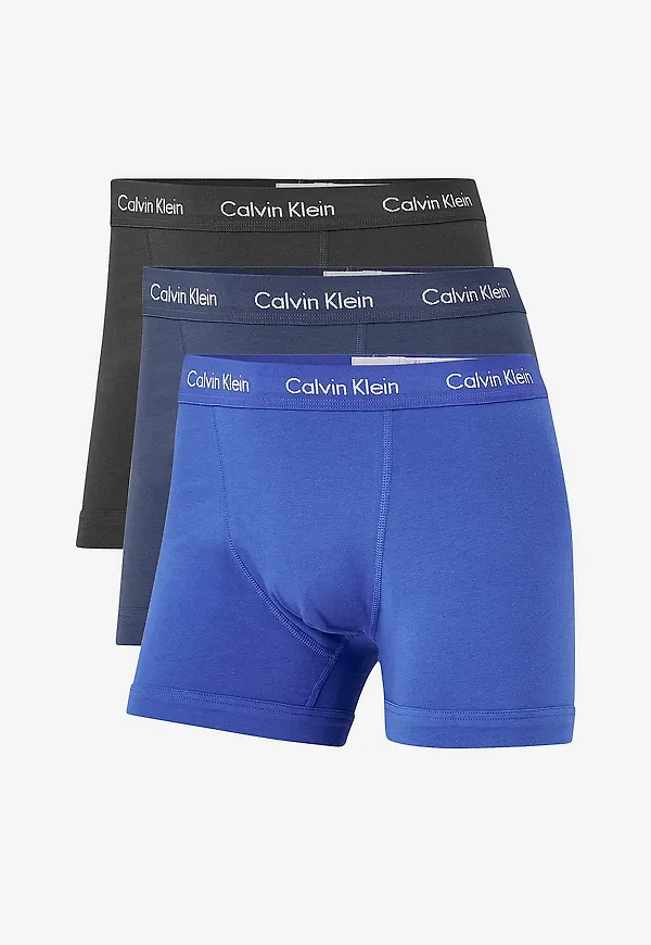 Calvin Klein - Boxerkalsonger 3P Trunk - Blå