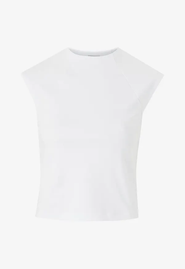 Calvin Klein - Topp Liquid Touch Top - Vit